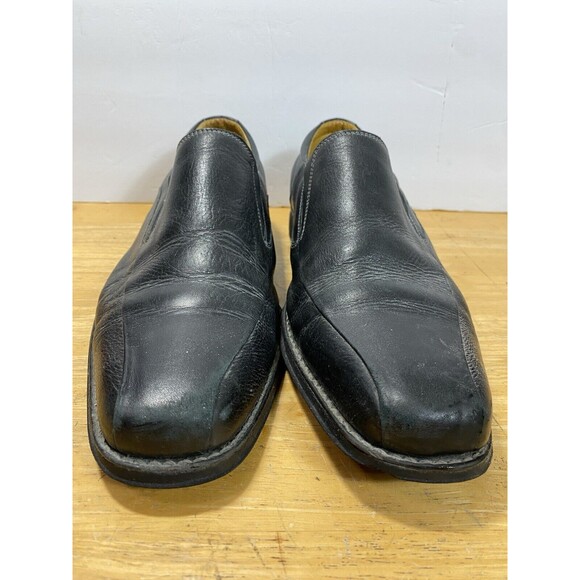 Sandro Moscoloni 17741LV Brazilian Black Leather Slip-on Dress Loafer Size 13 - Picture 2 of 10